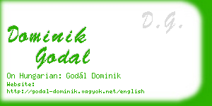 dominik godal business card